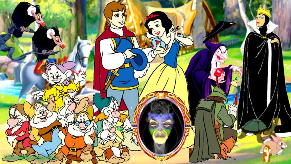 - ¿Cuál es el simbolismo del cuento de Blancanieves y los siete  enanos?