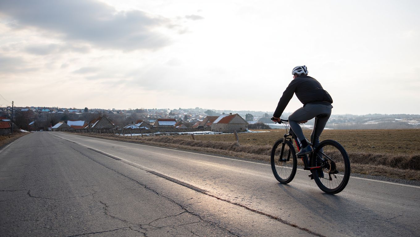 200 km de huella sin tránsito y 14 pueblos: esta es la ruta para recorrer en bici este invierno