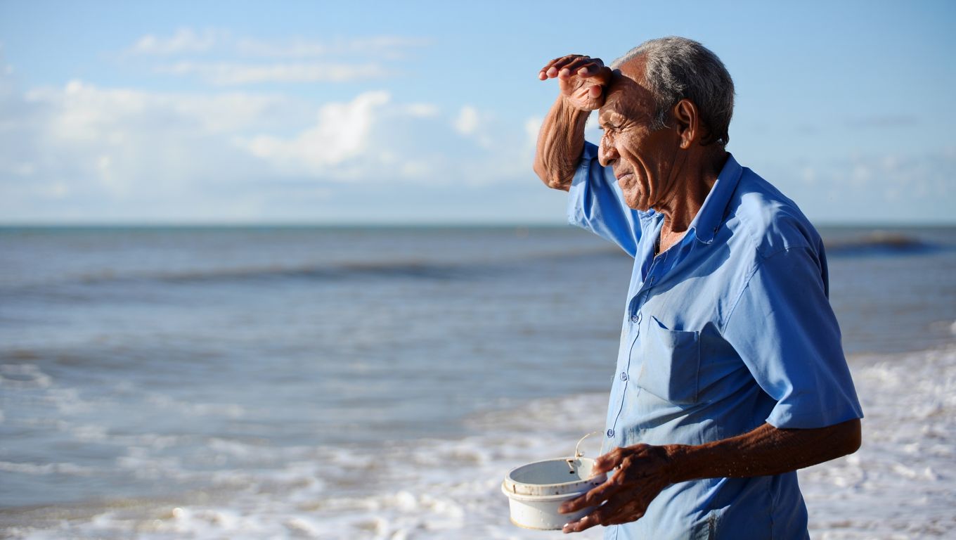 A los 88 años conoció el mar por primera vez en Mar del Plata: «Pensé que ya no llegaba a tiempo»