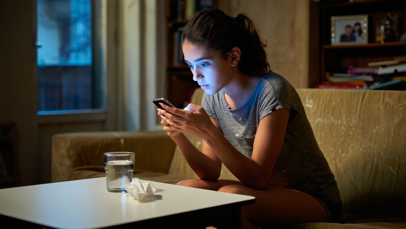 Este gesto que millones hacen todas las noches frente a las pantallas estaría dañando la vista sin que te des cuenta