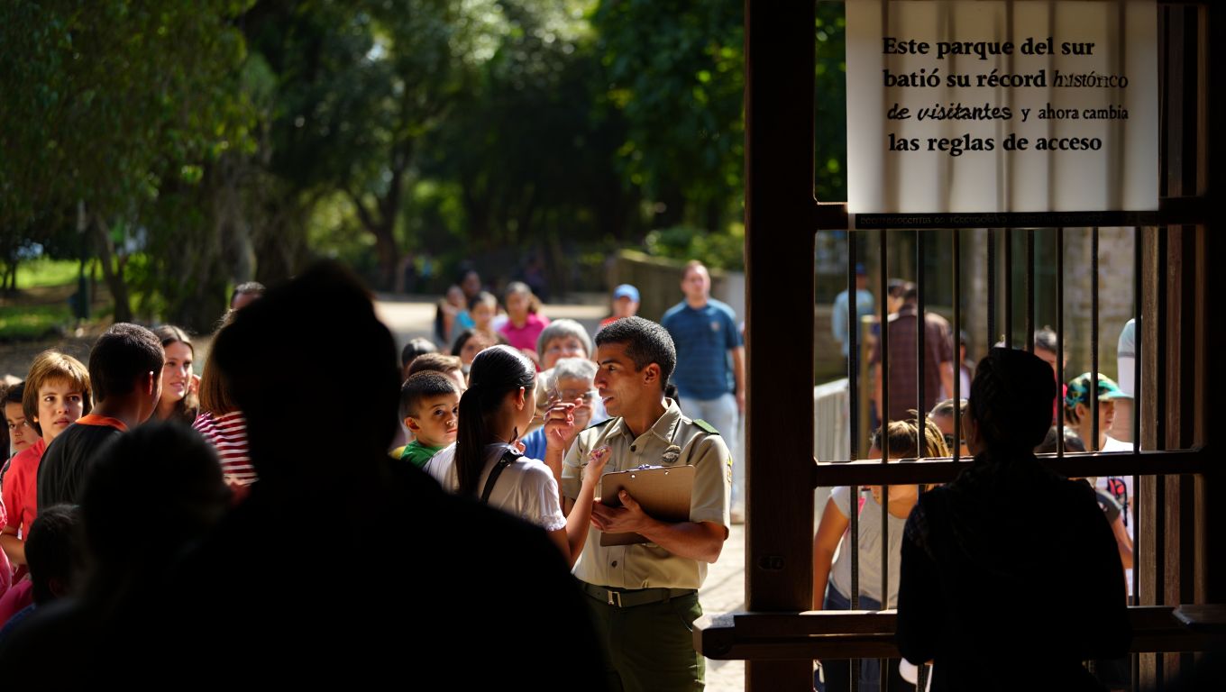 Este parque del sur batió su récord histórico de visitantes y ahora cambia las reglas de acceso