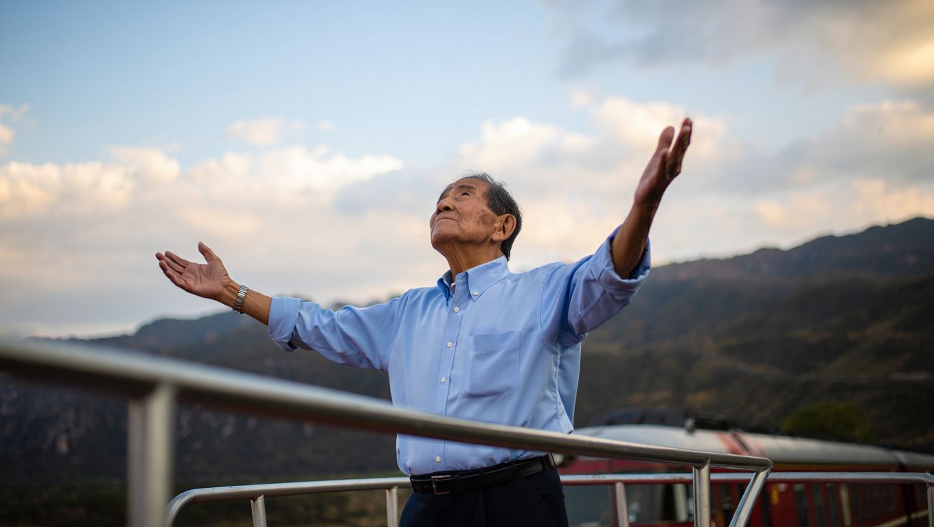 Hizo el Tren a las Nubes a los 81 años y no para de viajar: «Nunca estuve tan cerca del cielo»