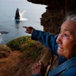 A los 85 años vio las ballenas por primera vez en Península Valdés: «Lloré cuando saltó la primera»
