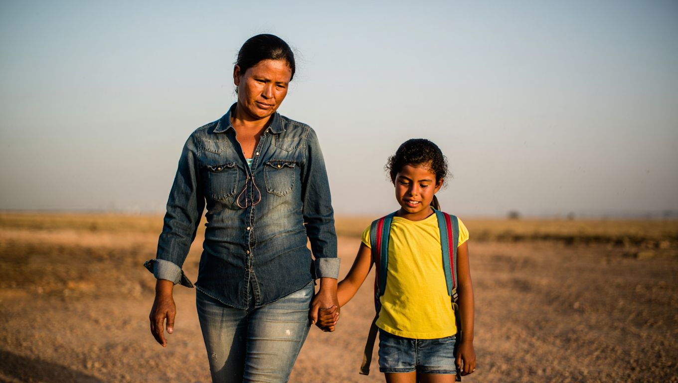 Recorrió el Norte con su hija para mostrarle de dónde venía su familia