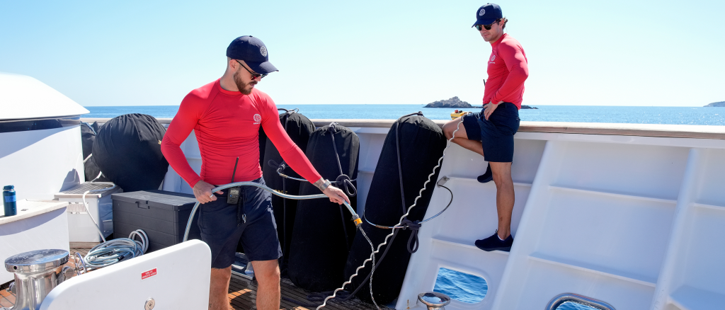 Nathan Gallagher and Joe Bradley on Below Deck Mediterranean Season 11