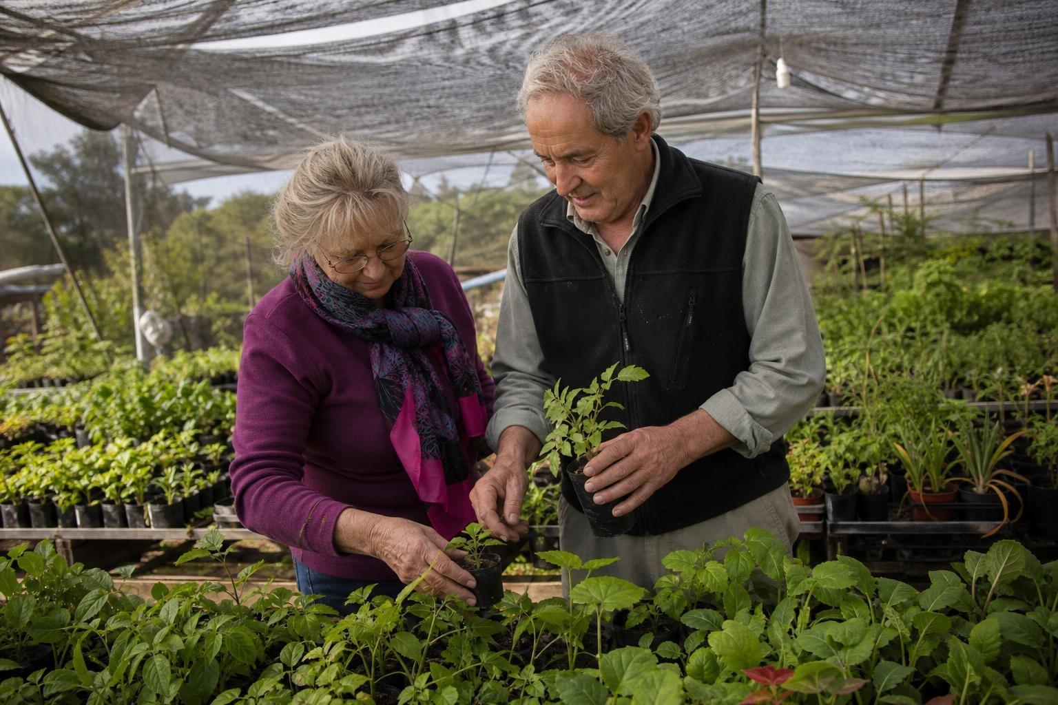 «Creíamos que a esta edad ya no se empezaba nada»: a los 68 años Oscar y Beatriz abrieron un vivero en Chascomús y hoy no dan abasto
