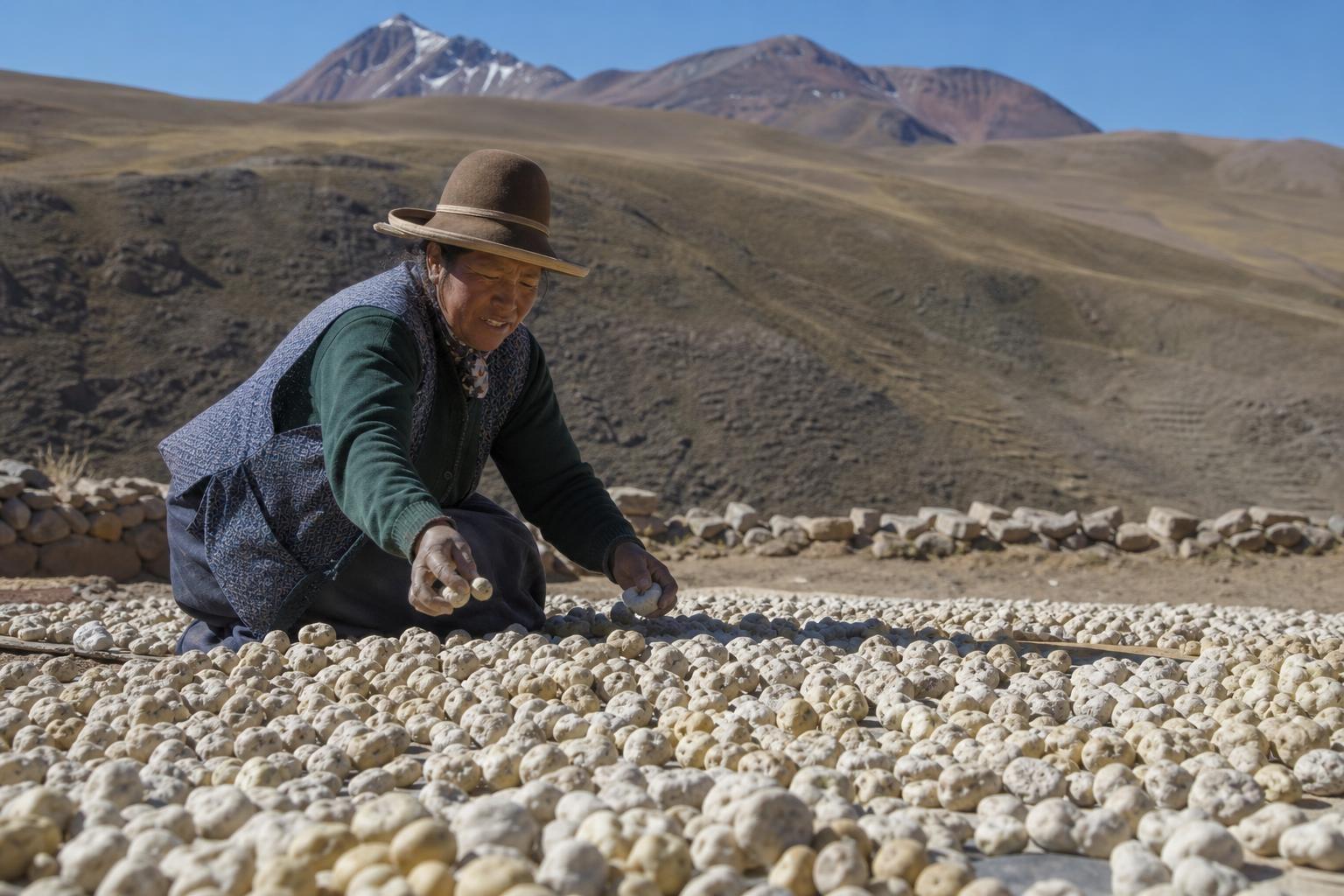 Hace siglos en la Puna ya liofilizaban papas sin electricidad: el chuño usa el mismo principio que la comida de los astronautas