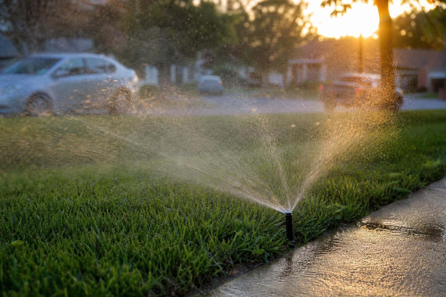 Mi vecino dejó de regar el pasto a la tarde y no es por ahorrar agua: un jardinero me explicó por qué tenía razón